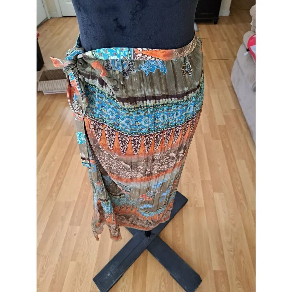 One Size Endless Sun Bathing Suit Swimwear Swimsuit Boho Cover Up Wrap Skirt